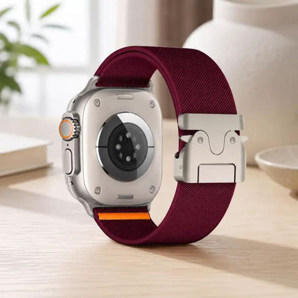 Parachute Buckle Nylon Band Apple Watch Adjustable 38-49mm