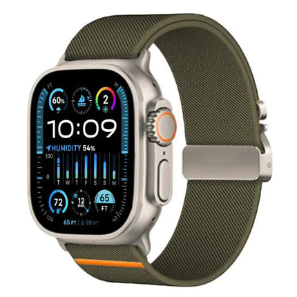 Parachute Buckle Nylon Band Apple Watch Adjustable 38-49mm