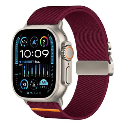 Parachute Buckle Nylon Band Apple Watch Adjustable 38-49mm