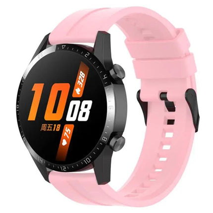 XDfind Silicone Watch Band 20mm/22mm Black Adjustable