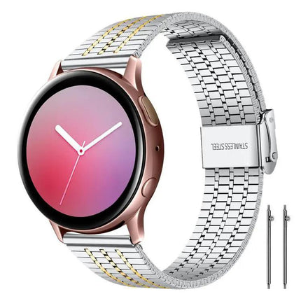 Xdfind Stainless Steel Watch Band 20mm 22mm Seven-Bead