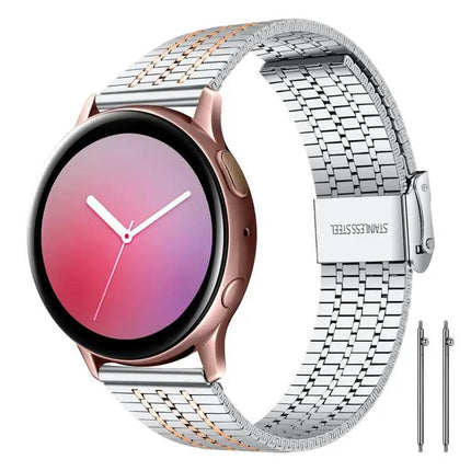 Xdfind Stainless Steel Watch Band 20mm 22mm Seven-Bead