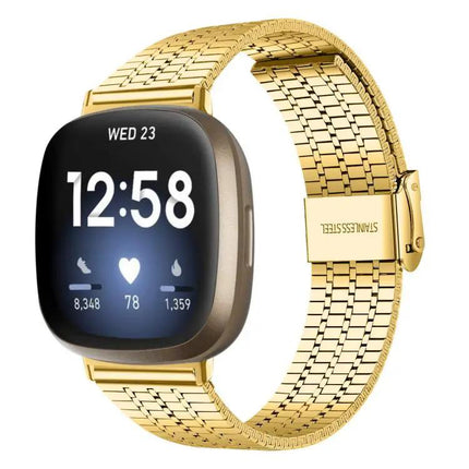 Stainless Steel Watch Band For Fitbit Versa 4/3/Sense 2