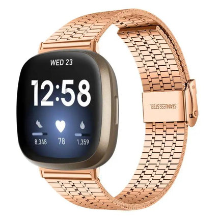 Stainless Steel Watch Band For Fitbit Versa 4/3/Sense 2