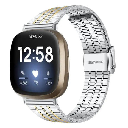 Stainless Steel Watch Band For Fitbit Versa 4/3/Sense 2