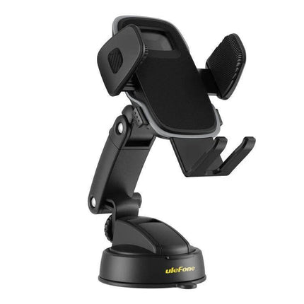 Ulefone Armor Mount Phone Holder For Car And Desk – adjustable black PC dashboard and windshield phone holder for car and desk