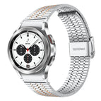 For Samsung Galaxy Watch 7 / 6 / 5 / FE / Silver Rose Gold