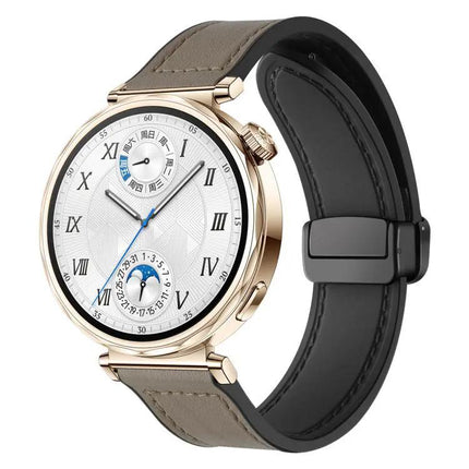 Xdfind Crazy Horse Silicone Watch Band Magnetic 18/20/22mm