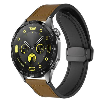 Xdfind Crazy Horse Silicone Watch Band Magnetic 18/20/22mm