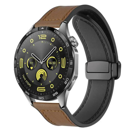 Xdfind Crazy Horse Silicone Watch Band Magnetic 18/20/22mm