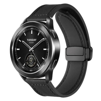 Xdfind Crazy Horse Silicone Watch Band Magnetic 18/20/22mm