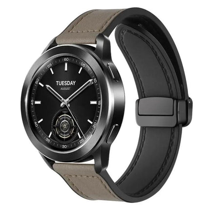 Xdfind Crazy Horse Silicone Watch Band Magnetic 18/20/22mm