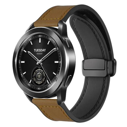 Xdfind Crazy Horse Silicone Watch Band Magnetic 18/20/22mm