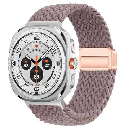 Magnetic Nylon Braid Loop Watch Band For Galaxy Watch