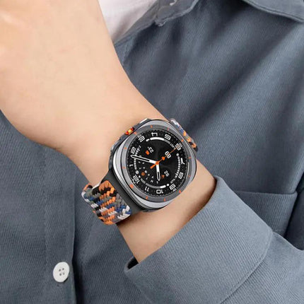 Magnetic Nylon Braid Loop Watch Band For Galaxy Watch