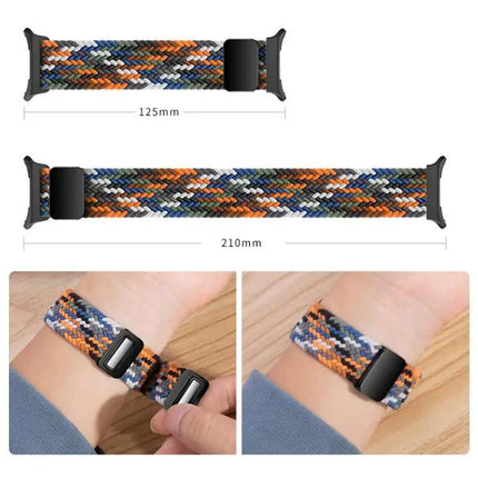 Magnetic Nylon Braid Loop Watch Band For Galaxy Watch