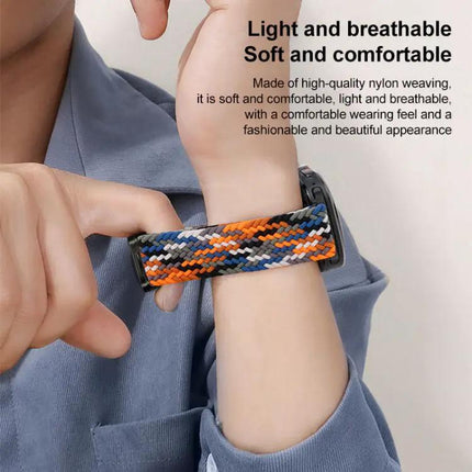 Magnetic Nylon Braid Loop Watch Band For Galaxy Watch