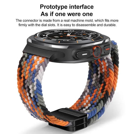 Magnetic Nylon Braid Loop Watch Band For Galaxy Watch