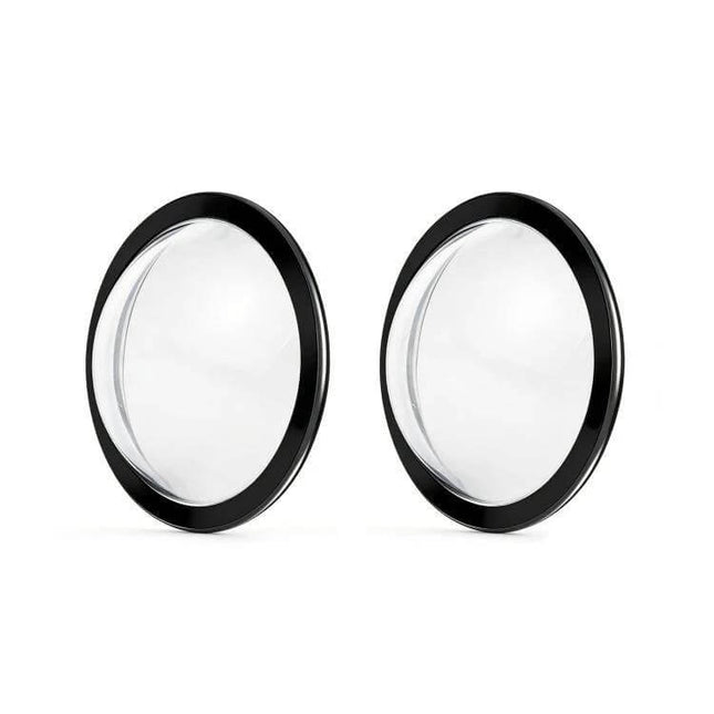 Lens Guard Protective Cover Kits for Tesla Vehicles - clear round camera lens covers with black trim for Cybertruck, Model Y Juniper, Model S