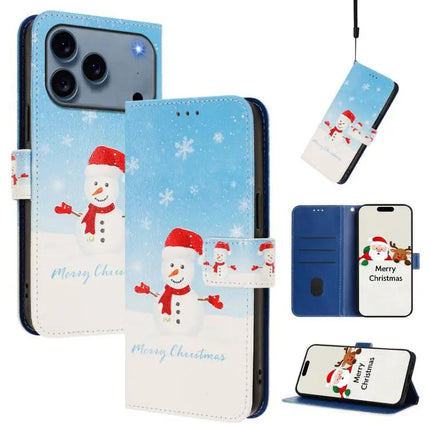 Practical Leather Phone Case With Strap And Card Slots For Everyday Use