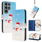 For Samsung Galaxy S23 Ultra 5G / Snowflake Snowman