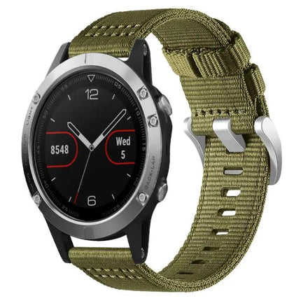 Two-Section Nylon Watch Band 20mm 22mm Adjustable Strap
