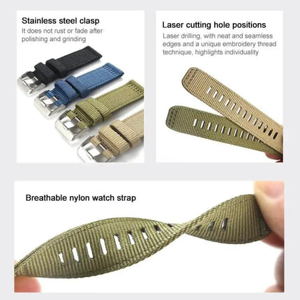 Adjustable Nylon Replacement Strap For Galaxy Watch Ultra2