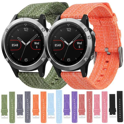 Xdfind Nylon Canvas Watch Band 18/20/22mm Adjustable