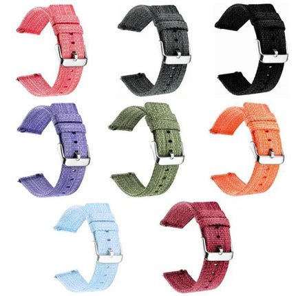 Xdfind Nylon Canvas Watch Band 18/20/22mm Adjustable