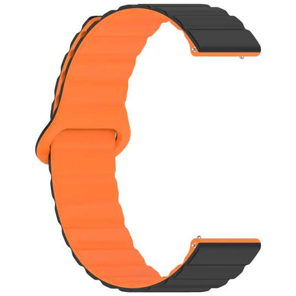 Magnetic Silicone Watch Band Glossy Loop 18mm 20mm