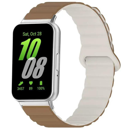 Magnetic Silicone Watch Band Glossy Loop 18mm 20mm