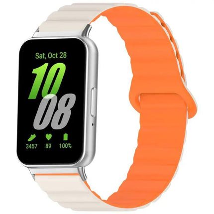 Magnetic Silicone Watch Band Glossy Loop 18mm 20mm