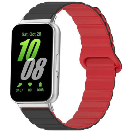 Magnetic Silicone Watch Band Glossy Loop 18mm 20mm