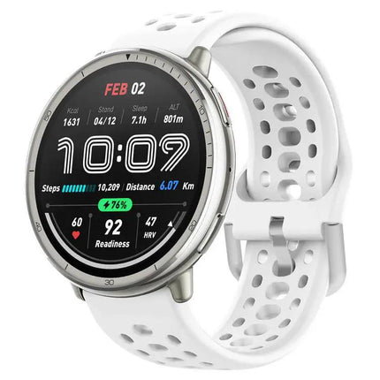 XDfind 20mm Silicone Sport Watch Band Silver Buckle