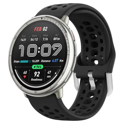 XDfind 20mm Silicone Sport Watch Band Silver Buckle