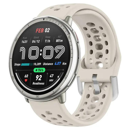 XDfind 20mm Silicone Sport Watch Band Silver Buckle