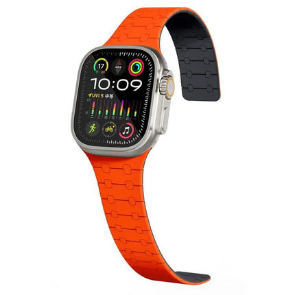 Magnetic Silicone Apple Watch Band Adjustable 38-49mm | Syndmart