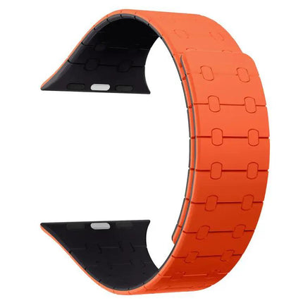 Magnetic Silicone Apple Watch Band Adjustable 38-49mm | Syndmart