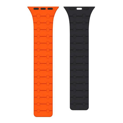 Magnetic Silicone Apple Watch Band Adjustable 38-49mm | Syndmart