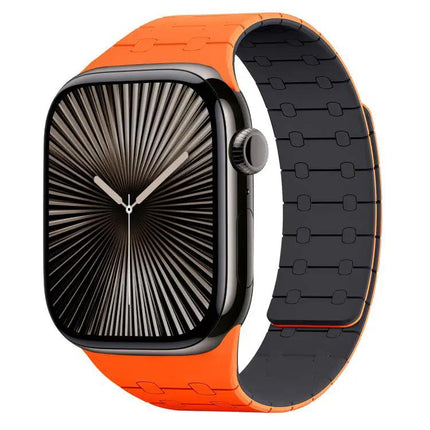 Magnetic Silicone Apple Watch Band Adjustable 38-49mm | Syndmart