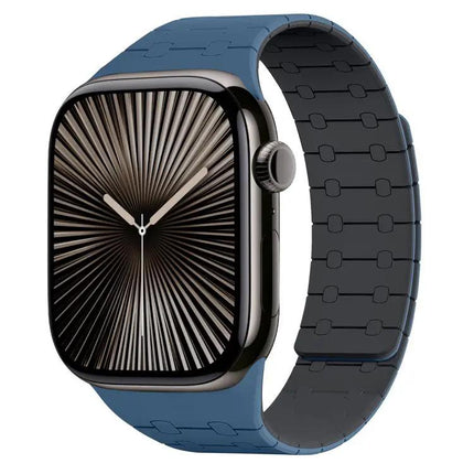 Magnetic Silicone Apple Watch Band Adjustable 38-49mm | Syndmart