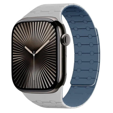 Magnetic Silicone Apple Watch Band Adjustable 38-49mm | Syndmart