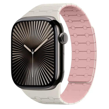 Magnetic Silicone Apple Watch Band Adjustable 38-49mm | Syndmart