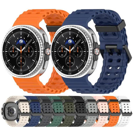 xDfind Silicone Dual-Row Buckle Watch Band Galaxy Watch 9/8