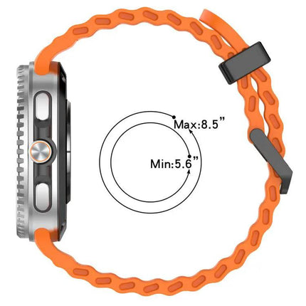 xDfind Silicone Dual-Row Buckle Watch Band Galaxy Watch 9/8