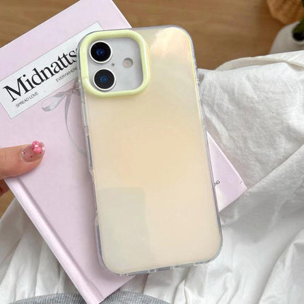 iPhone Case For Everyday Use And Handling A Simple Protective Accessory You Reach For Daily slim clear TPU case with yellow camera ring, pocket-friendly grip