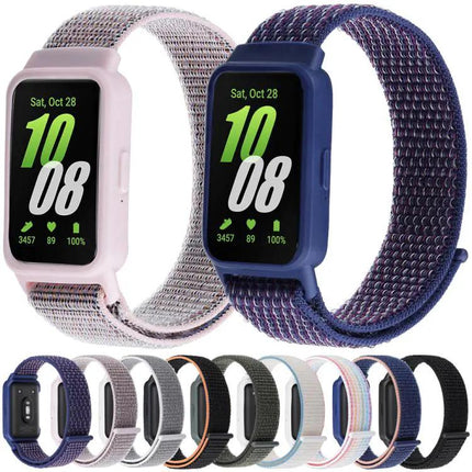 Xdfind Nylon Hook And Loop Watch Band For Galaxy Fit 3
