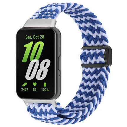 Magnetic Nylon Braided Watch Band For Samsung Galaxy Fit 3
