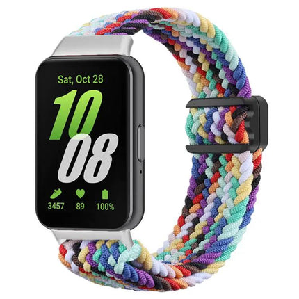 Magnetic Nylon Braided Watch Band For Samsung Galaxy Fit 3