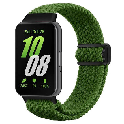 Magnetic Nylon Braided Watch Band For Samsung Galaxy Fit 3